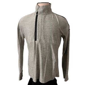 UNDER ARMOUR ALL SEASON GEAR LOOSE FIT Offset 1/2 Zip Pullover Gray‎ Ahletic XL